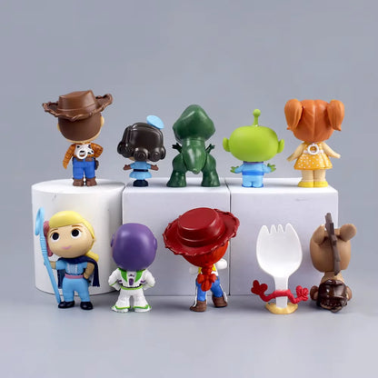 Set de 10 Figuras Kawaii Toy Story