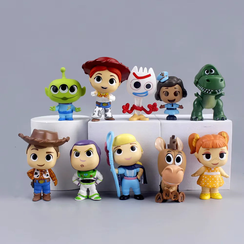 Set de 10 Figuras Kawaii Toy Story