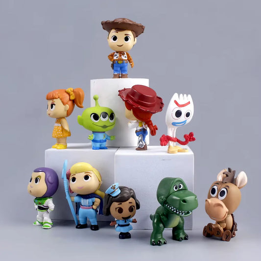 Set de 10 Figuras Kawaii Toy Story