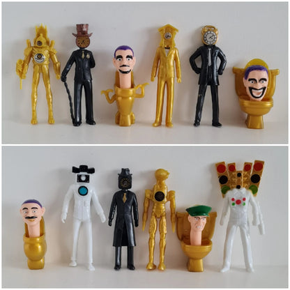 Set 12 figuras Skibidi Toilet