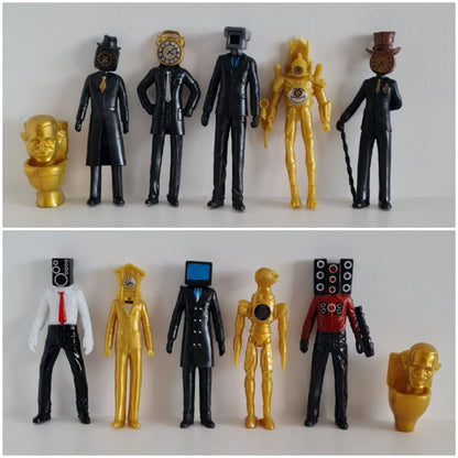 Set 12 figuras Skibidi Toilet