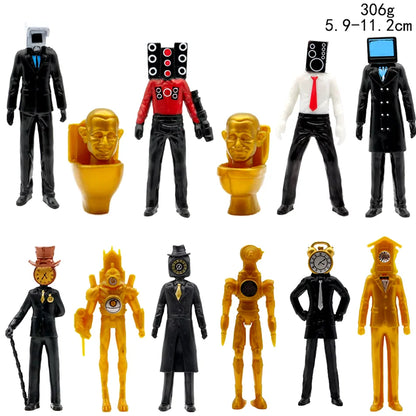 Set 12 figuras Skibidi Toilet