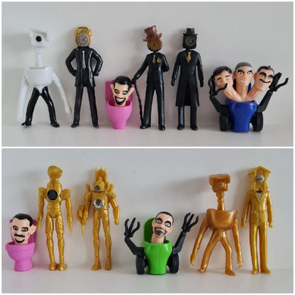 Set 12 figuras Skibidi Toilet