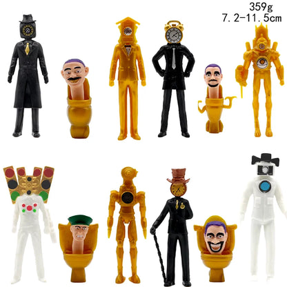Set 12 figuras Skibidi Toilet